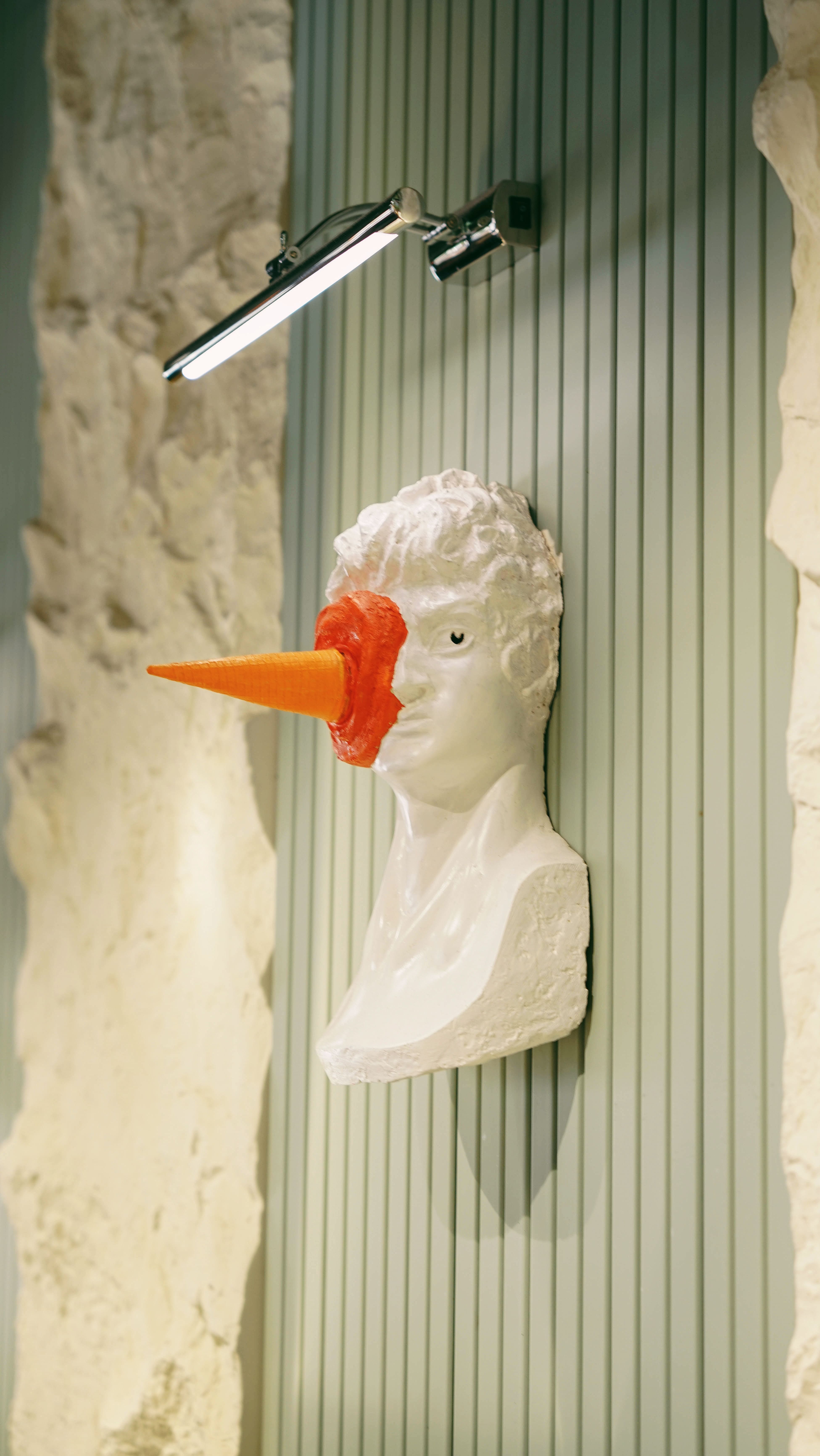 Statue with cone
